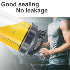 Feilifan portable blender cup ideal for smoothies on the go.