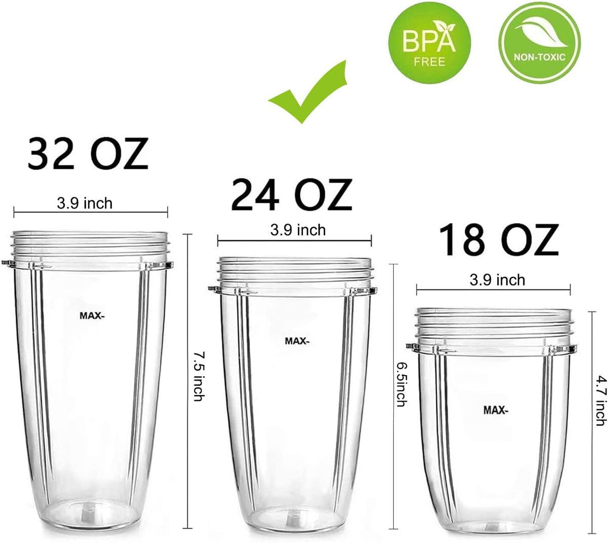 Feilifan maximum fill guidance to prevent spills during blending.