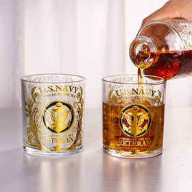 FEIOOD Gift-ready glass for meaningful military celebrations
