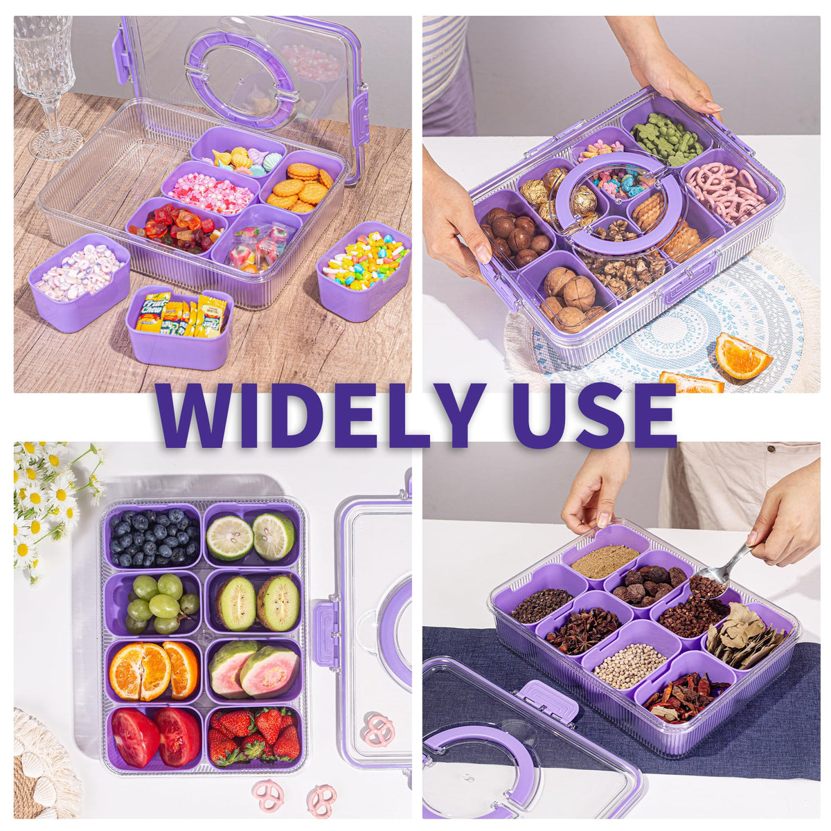 FEIOOD ribbed exterior design adds vintage flair to snack storage.