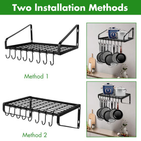 Felibeaco close-up of rustproof finish and sturdy hooks.
