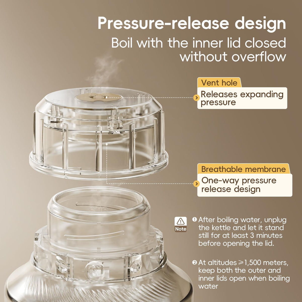 Felizbebe double-layer insulation keeps exterior cool while heating.
