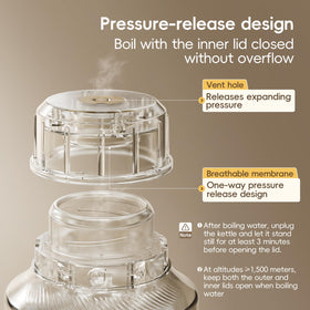 Felizbebe double-layer insulation keeps exterior cool while heating.