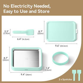 Felizbebe ice cream roller spatulas help shape smooth rolls at home.