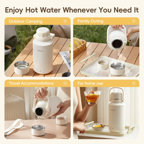 Felizbebe 1000ml large capacity ideal for travel, camping, or office.