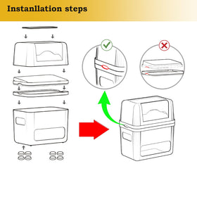 FELIZHOUSE tool-free assembly for fast setup