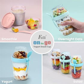 Durable BPA-free container from Felli designed for repeated use
