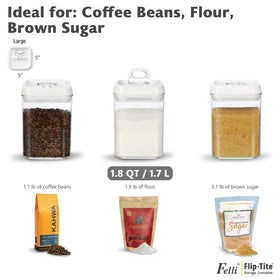 Labels included for labeling and tracking expiration dates.