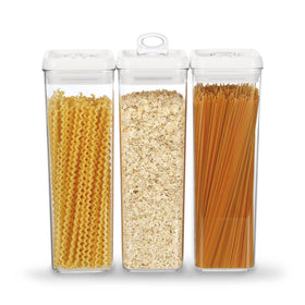 Felli Flip-Tite Tall 4-inch ring-top canister with airtight seal for fresh coffee and snacks