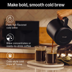 Fellow Aiden dual shower head ensures even water distribution.