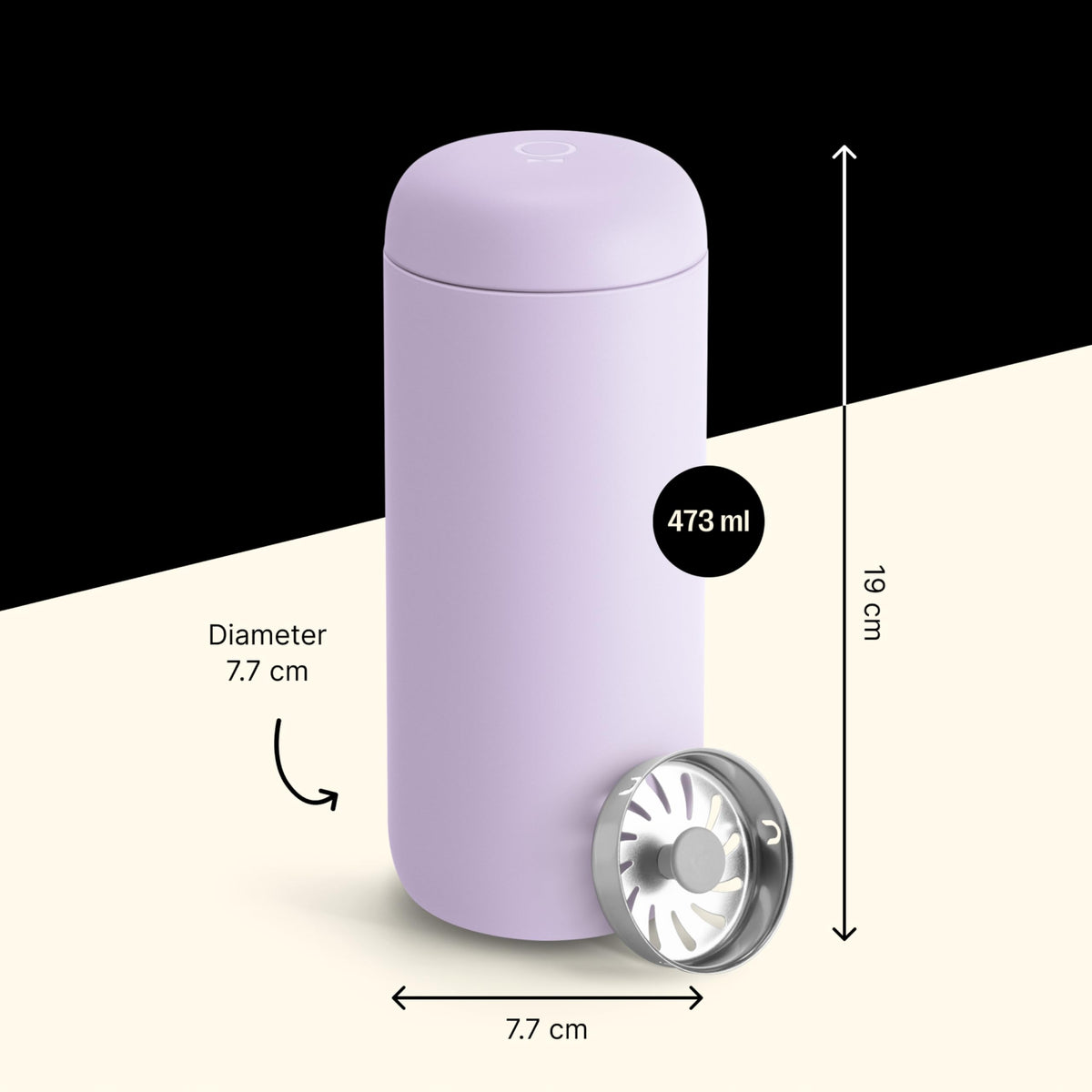 Fellow Carter Move ceramic interior preserves flavor without metallic notes