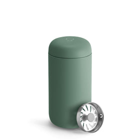 Fellow Carter Move travel mug with leak-proof lid, steady on the go.