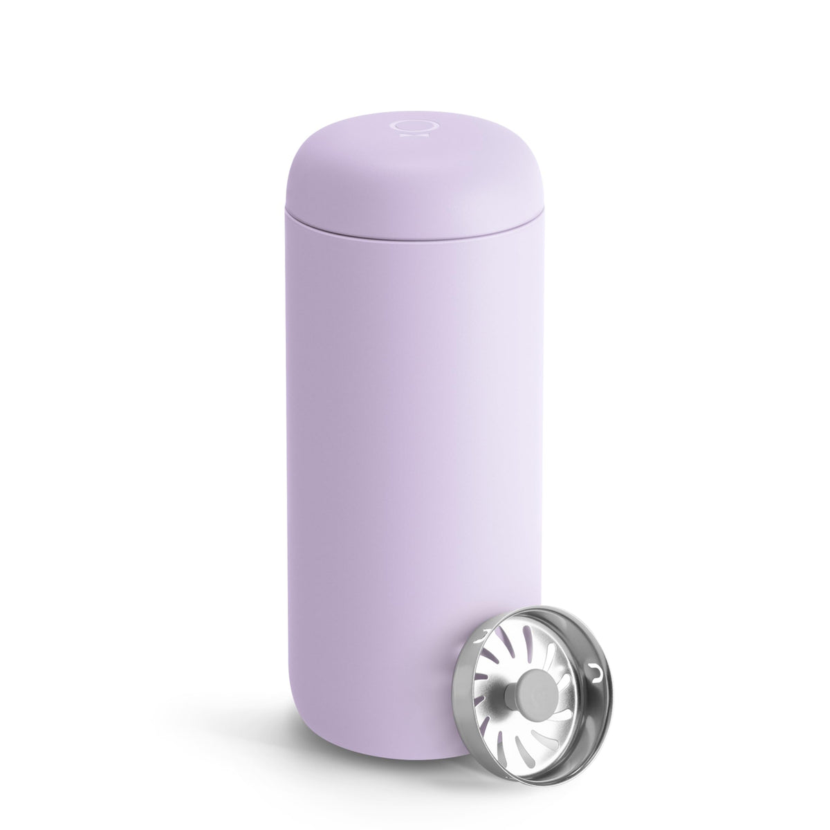 Fellow Carter Move with splash guard lid keeps drinks secure on the go