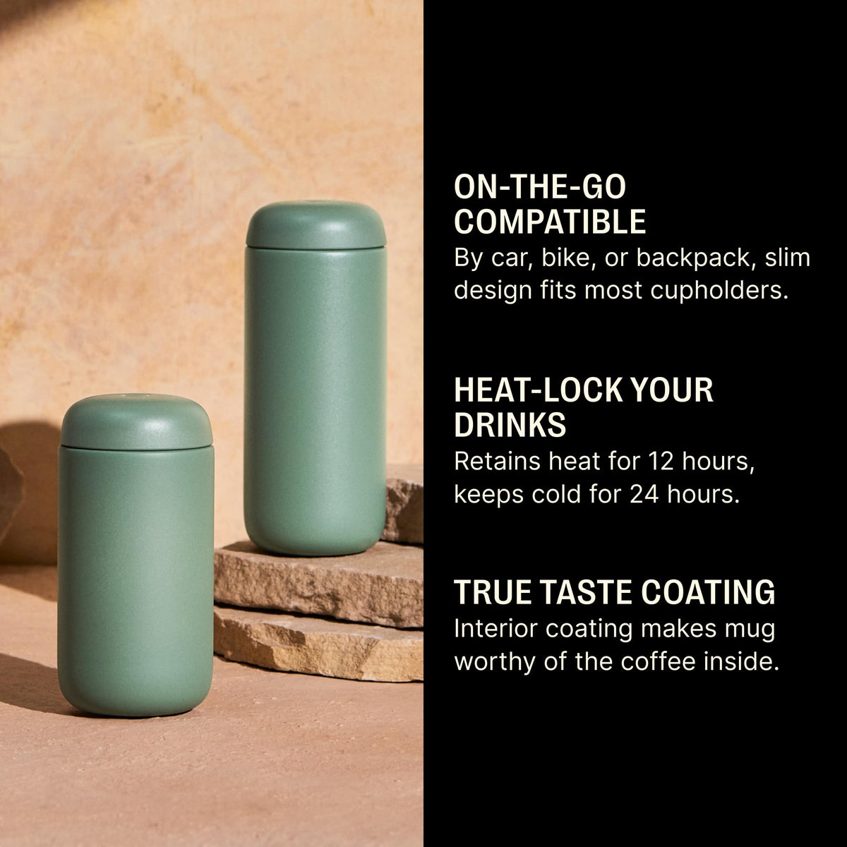Fellow Carter Move splash guard prevents spills on the go