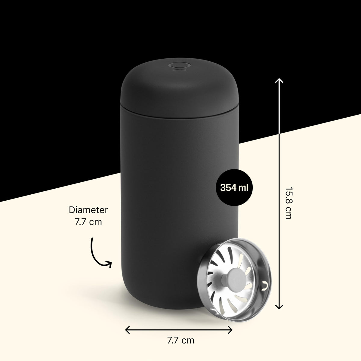Fellow Carter Move mug with thin lip design enhances sip comfort