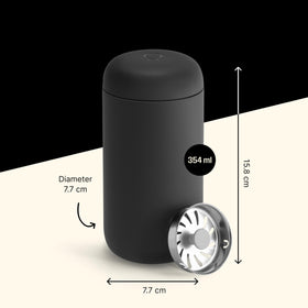 Fellow Carter Move mug with thin lip design enhances sip comfort