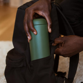 Fellow Carter Move mug ceramic interior preserves flavor