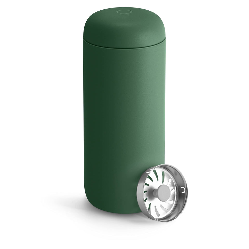 Fellow Carter Move mug with splash guard keeps liquids steady on the move