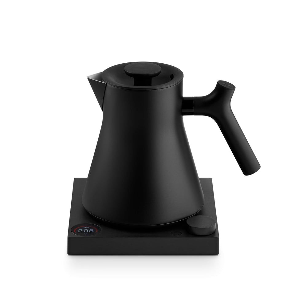 Fellow Corvo EKG Pro front view highlights fast heating for mornings