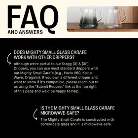Heat-resistant borosilicate glass keeps drinks warm longer