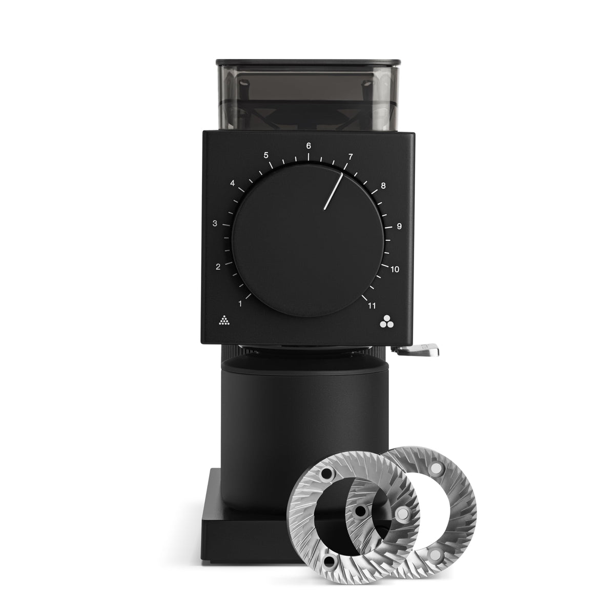 Fellow Ode Gen 2 64mm flat burr grinder for pour-over with precise grind control