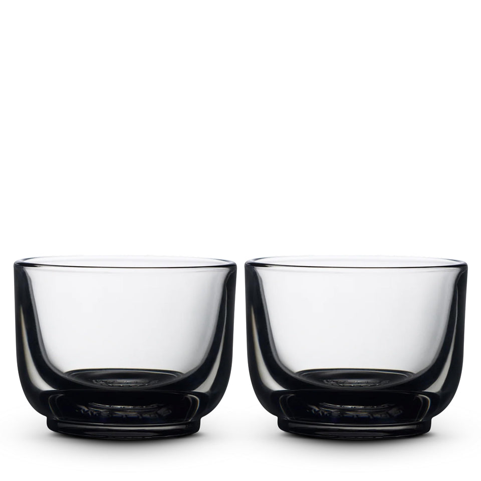 Fellow Pirch cortado glass 4.5oz in hand for a balanced espresso ritual
