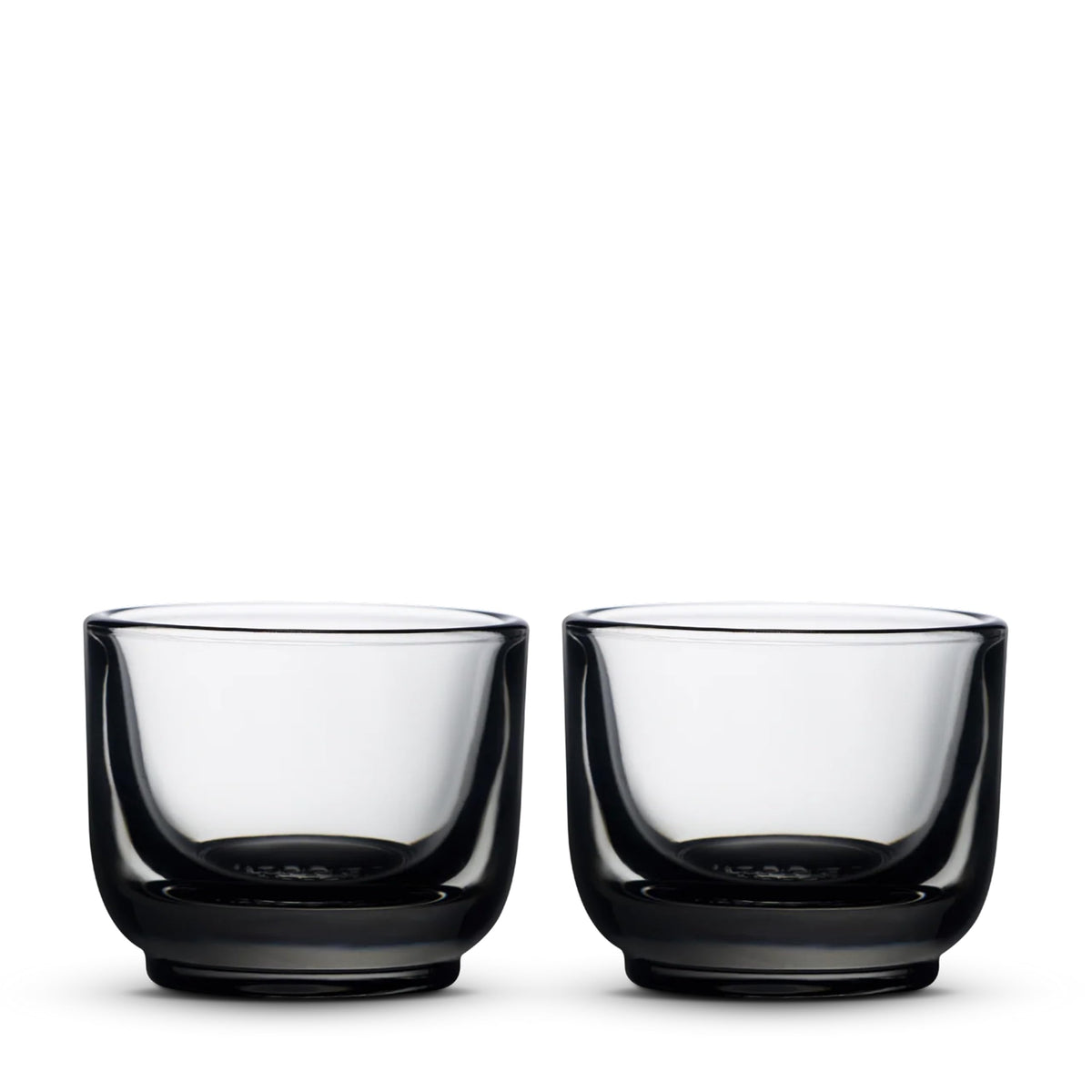 Fellow Pirch espresso glass with weighted feel for steady sipping.