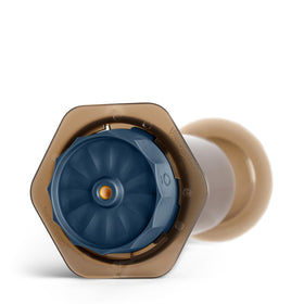 Fellow Prismo reusable metal filter highlights eco-friendly, paper-free extraction.