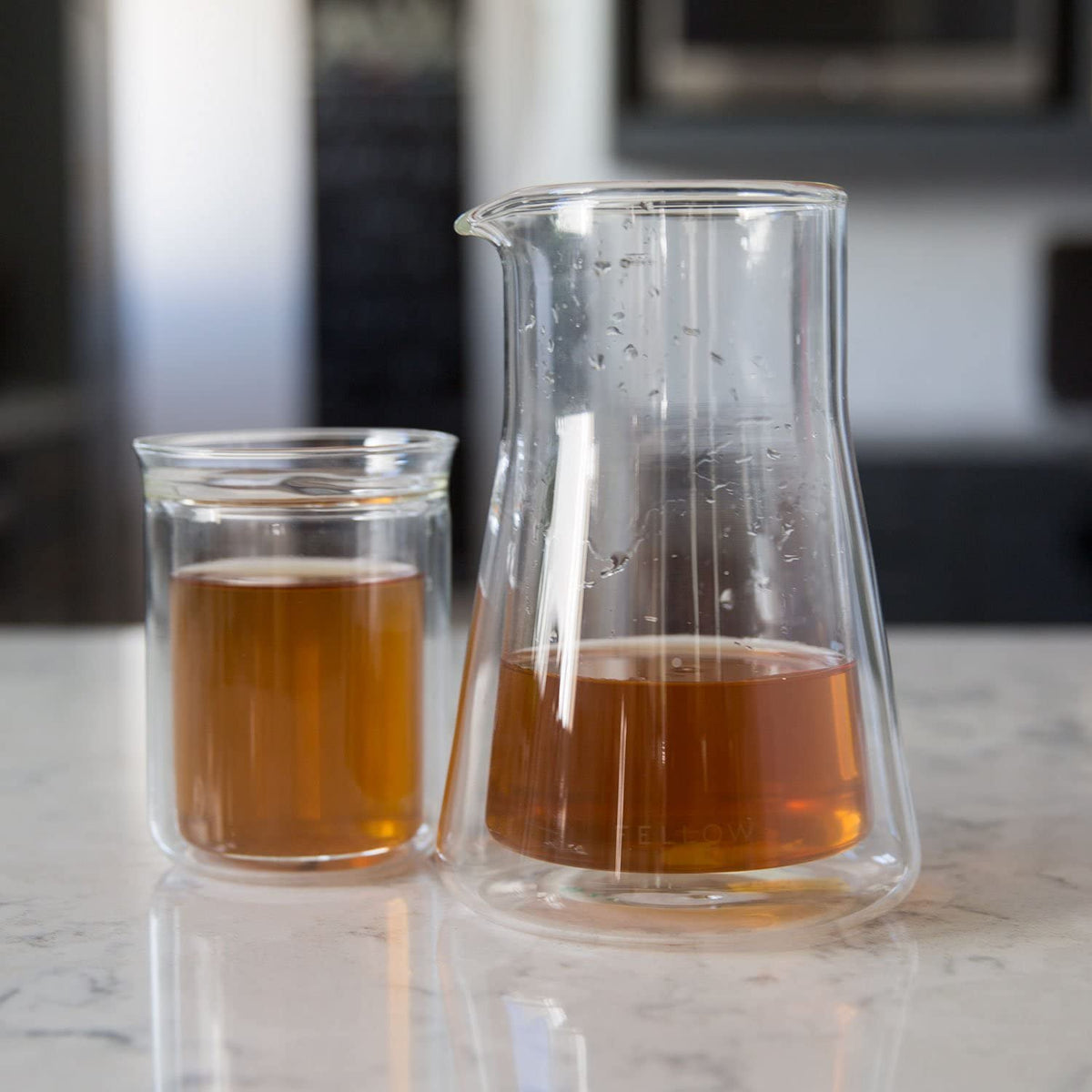 Fellow Stagg carafe's beaker-inspired design adds style to everyday coffee rituals.