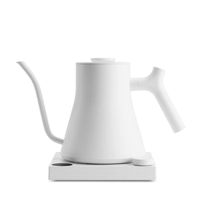 Fellow Stagg EKG Pro digital LCD display enables precise heat control for consistent pour-over.