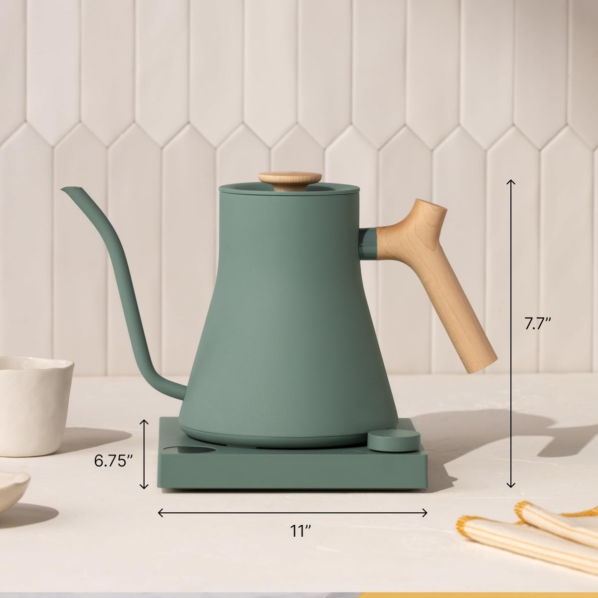 Fellow Stagg EKG Pro gooseneck pour spout enables slow, even pours