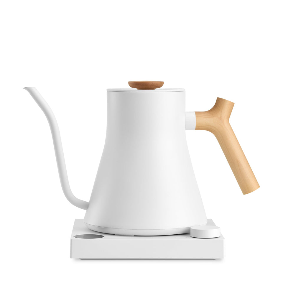 Fellow Stagg EKG Pro gooseneck spout for precise, controlled pours and even extraction.