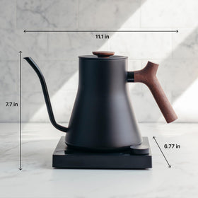 Fellow Stagg EKG Pro brew timer in action for timing precision