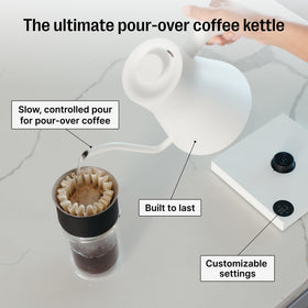 Fellow Stagg EKG Pro scheduling and hold settings for a personalized brew routine.