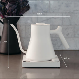 Fellow Stagg EKG Pro stainless steel body offers durability and easy cleaning.