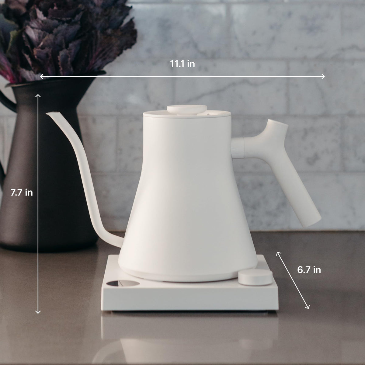 Fellow Stagg EKG Pro stainless steel body offers durability with a refined modern look.