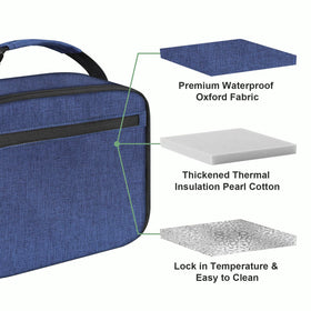 Femuar lunch bag handle with buckle for easy carrying or hanging