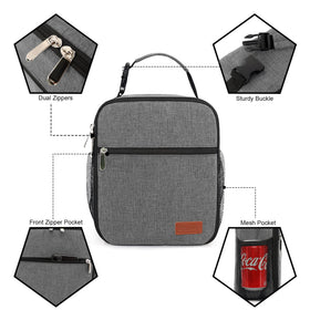 Femuar lunch box handle and buckle enable easy on-the-go transport