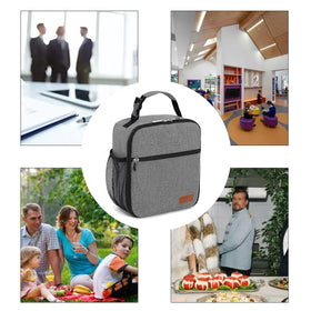 Femuar lunch box zipper detail highlights smooth opening and durable build
