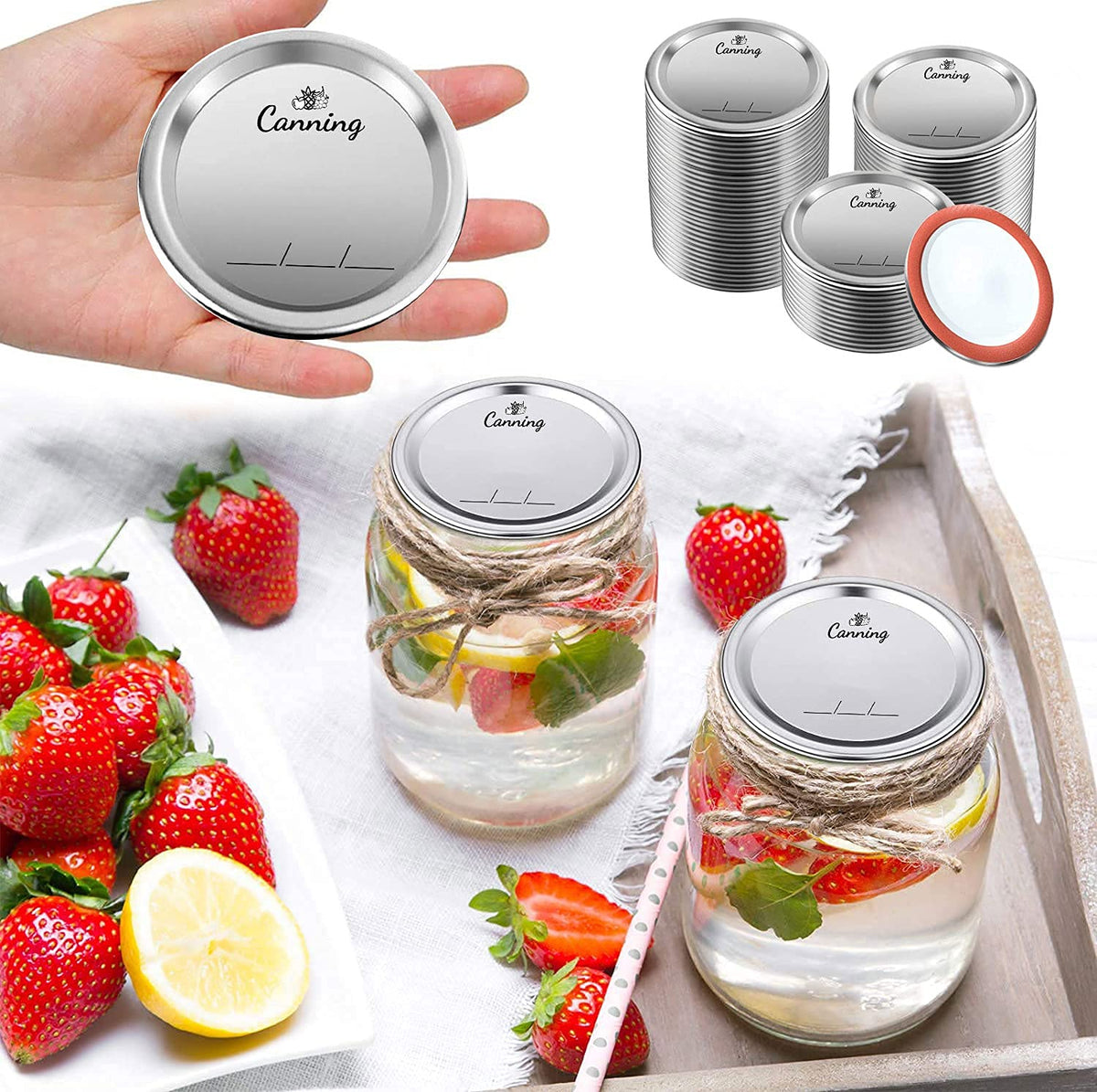 FENRIR lids feature an airtight silicone seal to keep contents fresh for months.
