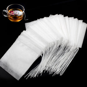 Fenshine tea bags with drawstring close up keep leaves contained for a clean brew