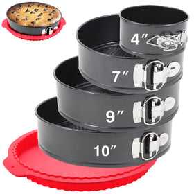 Fensiden 4-inch springform pan with nonstick coating for easy cheesecake release.