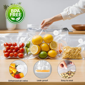 FEPPO vacuum bag 10.2x11 inch for bulk prep storage.