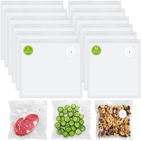 FEPPO vacuum bag 8.3x8.7 inch size keeps leftovers fresh longer.