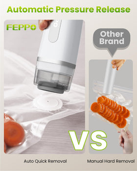 30 reusable bags included for extended storage with FEPPO.