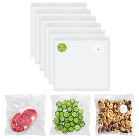 FEPPO vacuum sealer bags packaging viewed from top for organized meal prep