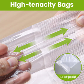 FEPPO bags storing vegetables to maintain crispness and freshness