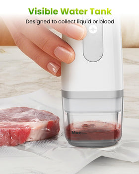 FEPPO handheld vacuum sealer compact design for on-the-go freshness.