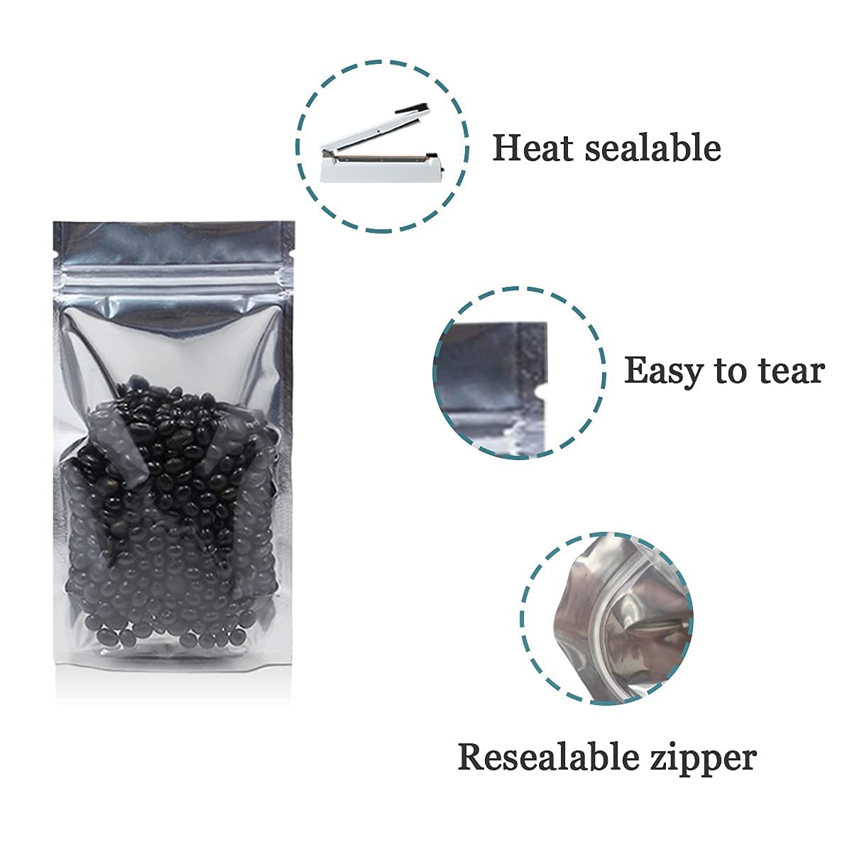 FERENLI tear-notch opening bag for quick, tool-free access.