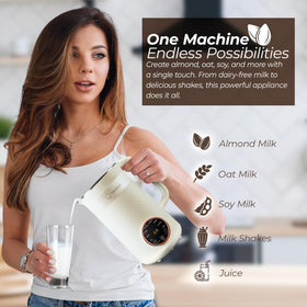 Ferlind strong motor and 10 blades create creamy plant-based milk.